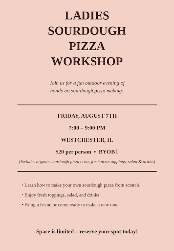 Ladies Sourdough Pizza Night